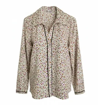 Blusa Zara floral multicolor