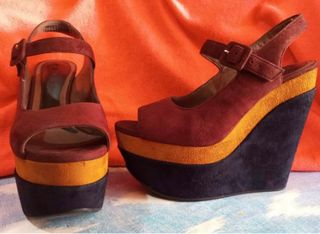 Zapatos de cuña con plataforma