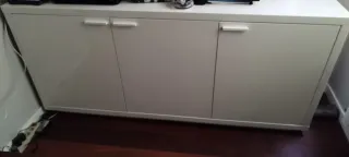 Mueble multiusos regalo impresora y sillón.