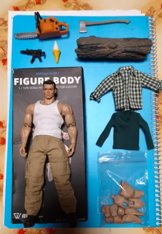 Figura John Matrix Commando 1/12