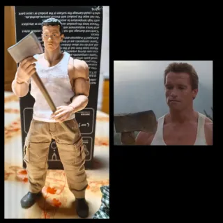 Figura John Matrix Commando 1/12