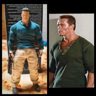 Figura John Matrix Commando 1/12