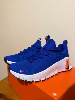 Nike Free Metcon 6 Talla 36.5 Azul Naranja