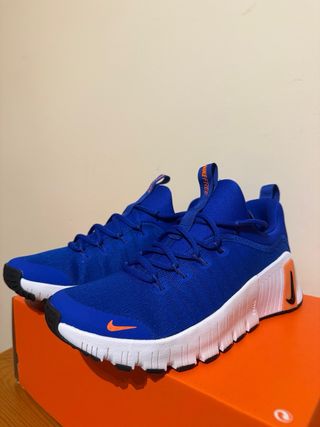Nike Free Metcon 6 Talla 36.5 Azul Naranja