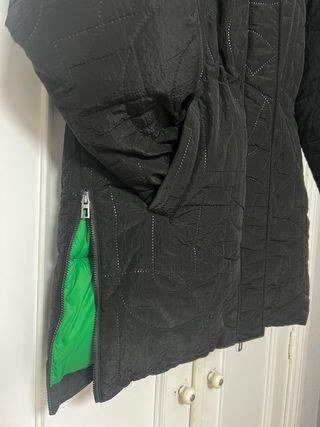 Abrigo Parka Desigual Negro Mujer