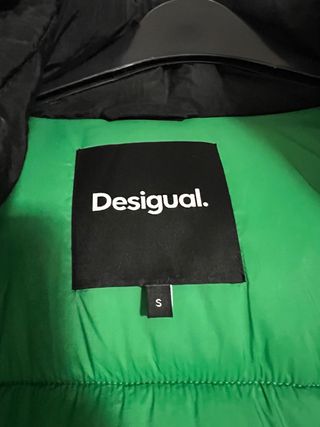 Abrigo Parka Desigual Negro Mujer