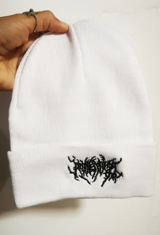 Gorros de lana invierno (negro y blanco)