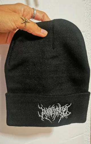 Gorros de lana invierno (negro y blanco)