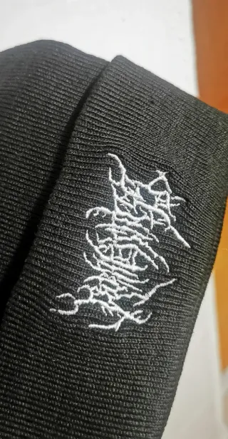 Gorros de lana invierno (negro y blanco)