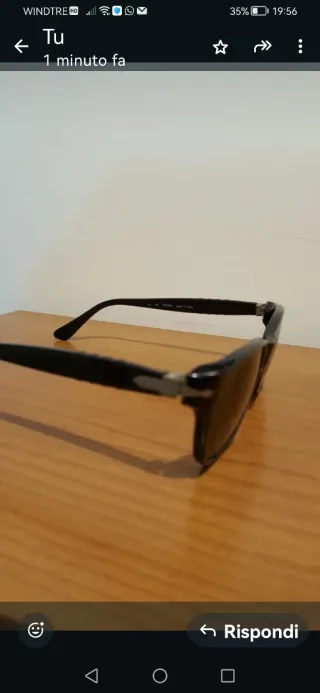 Occhiali da sole unisex Persol neri