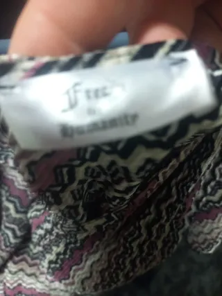 Vestido largo estampado.