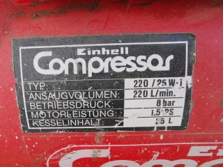 Compresor Einhell 223/25-1