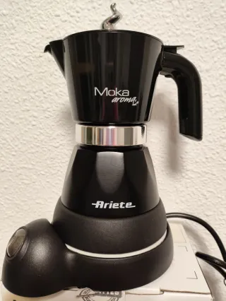 Cafetera Eléctrica Moka Ariete Negra