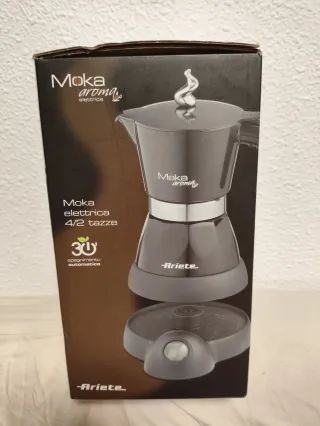 Cafetera Eléctrica Moka Ariete Negra