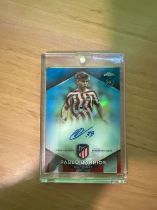 Pablo Barrios RC Auto On Card Topps Chrome