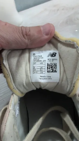 New Balance Beige/Rosa Sneakers originali