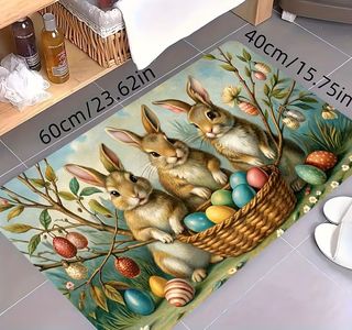 Tappeto Zerbino Pasqua Coniglietto pasquale 60x40