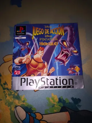 Manual Hércules PS1 Disney Platinum