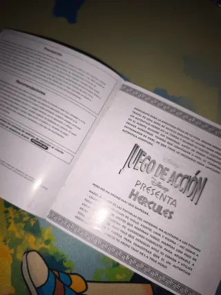 Manual Hércules PS1 Disney Platinum