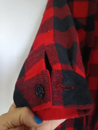 Camisa de invierno   roja y negra