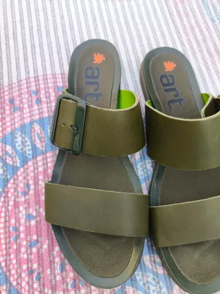 Sandalias Art Verde Oliva