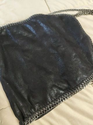 Borsa nera a catena stile Stella McCartney