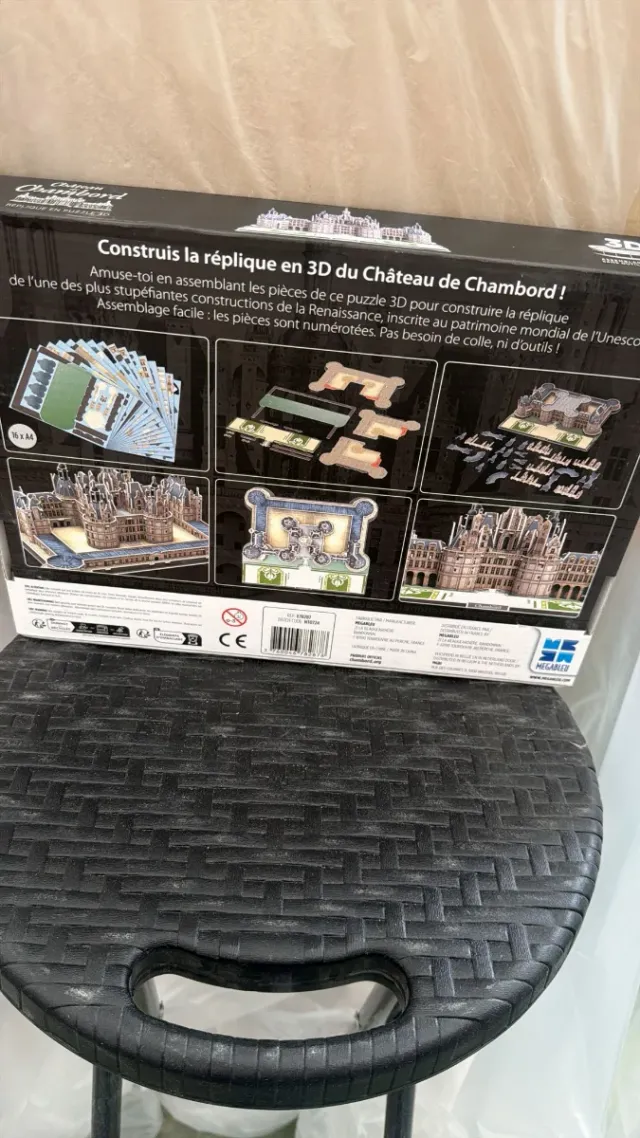 Puzzle 3D Castillo de Chambord