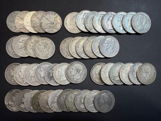 50 Duros de Plata Españoles