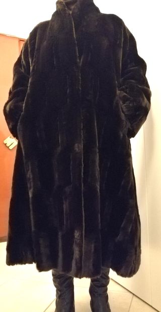 Pelliccia sintetica vintage Michel Alexis Paris