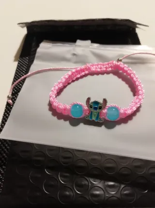 Set 2 Bracciali Stitch Azzurro e Rosa