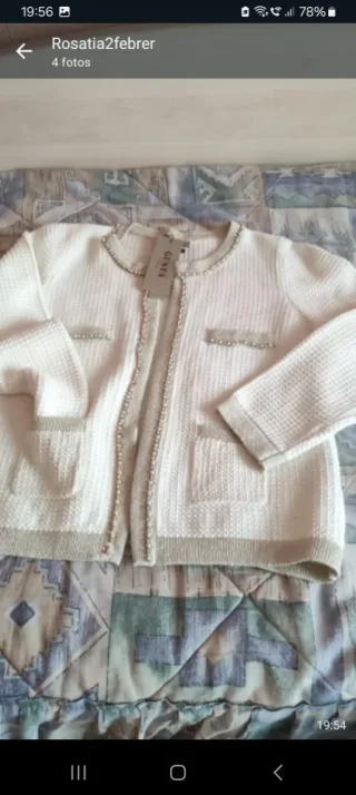 Elegante chaqueta de algodón