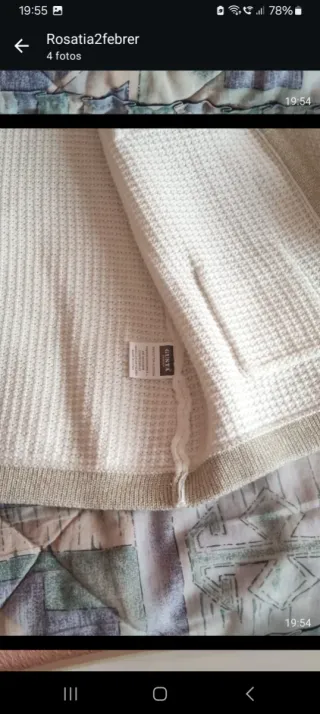 Elegante chaqueta de algodón