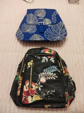 Mochilas Desigual Vestir Azul y Multicolor