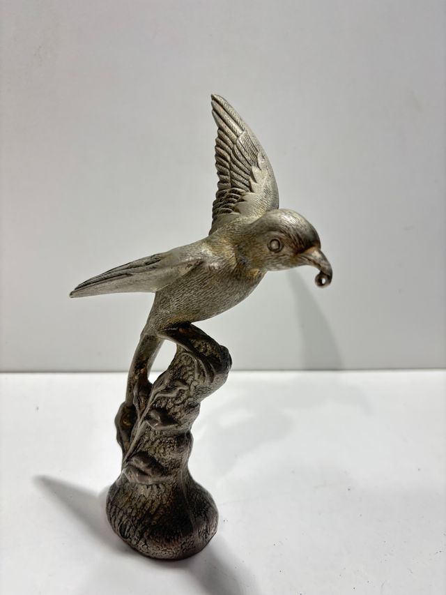 Figura Metal Antigua Golondrina