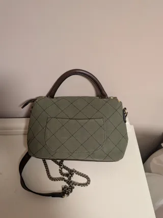 Bolso NOCO verde y marrón