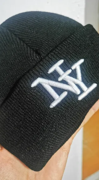 Gorro infantil NY negro