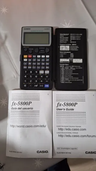 Calculadora Casio FX-5800P Programable