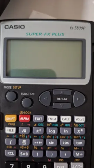 Calculadora Casio FX-5800P Programable