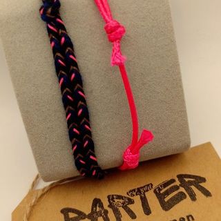 Braccialetti Barter fucsia-blu marino