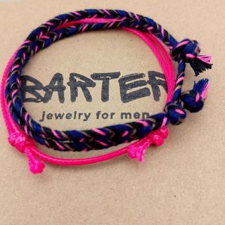 Braccialetti Barter fucsia-blu marino