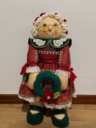 Muñeco Papá Noel y Mamá Noel Grande Navideño