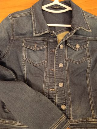 Chaqueta vaquera azul mujer