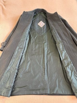 Pal Zileri cappotto lana vintage verde scuro