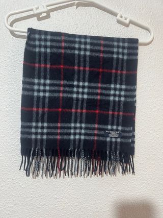 Bufanda Burberry Cachemira Tartán