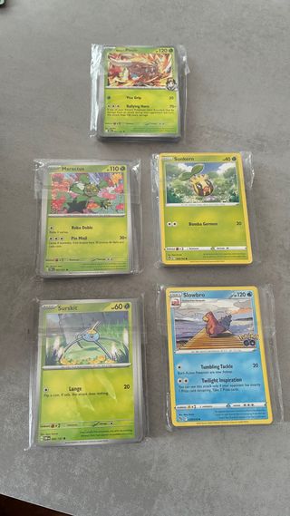 Lote Bulk Cartas Coleccionables Pokémon