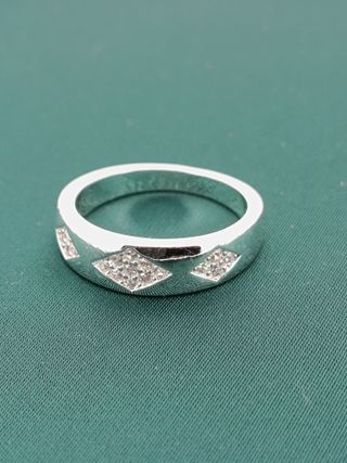 Anillo Plata Ley 925 Nuevo. Talla española 14.
