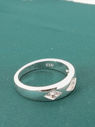 Anillo Plata Ley 925 Nuevo. Talla española 14.