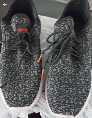 Zapatillas XDYF Juvenil Cordones Negro/Gris