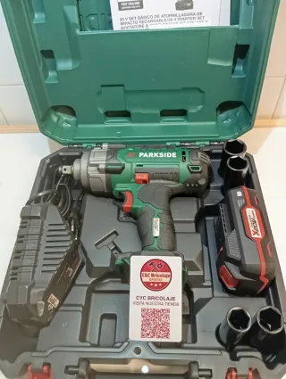 Parkside 20V Atornillador de Impacto completo 400n