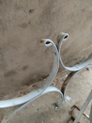 Rejas antiguas de forja (3 unidades)